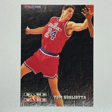 1993-94 NBA Hoops #FTF7 Tom Gugliotta Karl Malone Face to Face