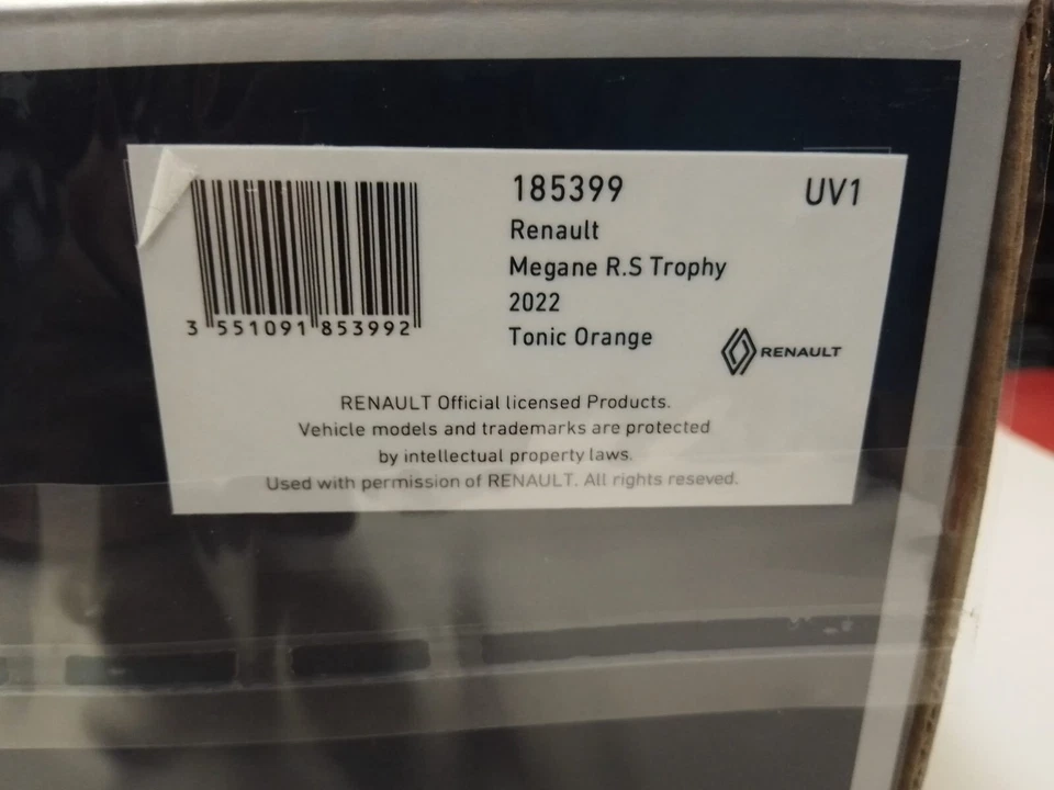 Norev Renault Megane R.S. Trophy tonic orange 2022 1/18 185399 - Immagine 4 di 4