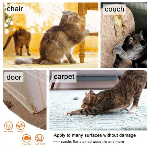 Cat Sofa Scratch Guard Stickers Pet Furniture Anti-Scratching Protector 3M VIC - Picture 6 of 10