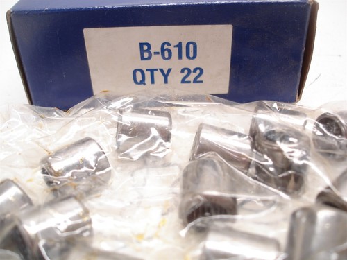 22 NUEVOS RODAMIENTOS DE AGUJAS TORRINGTON / KOYO B-610 .5625" OD x .375" ID x .625 - Imagen 2 de 3