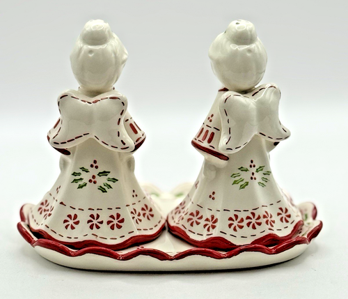 Temptations by Tara Angeli di Natale Shaker Sale e Pepe con Vassoio e Scatola DIFETTO - Foto 2 di 16