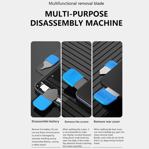 Ultra Thin Opening Pry Tool Kit Phone Screen Battery disassembly Removal AAU - Zdjęcie 12 z 15