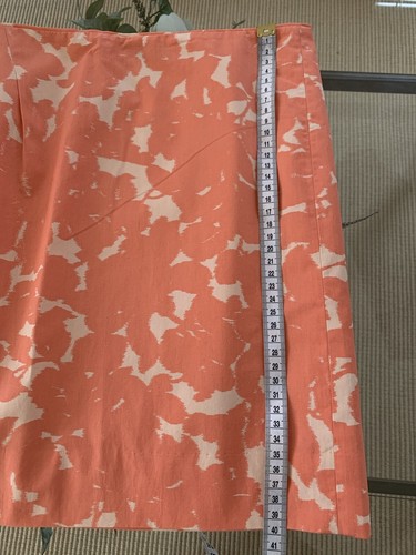 J.Crew - Falda Algodón Línea A Blanco & Coral Rosa, Talla 4 Nueva - Imagen 3 de 6