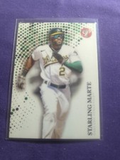 2022 Topps Pristine Starling Marte Baseball Card