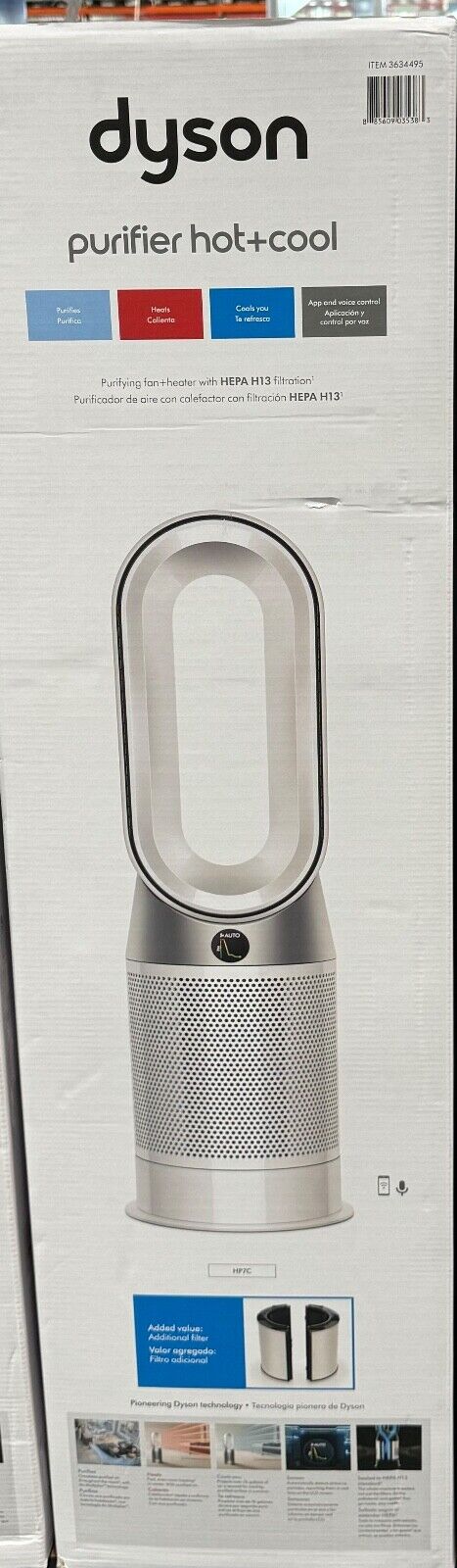 Dyson Purifier Hot Cool Purifying Heating Fan W/Remote Dyson Purifier Hot Cool Purifying Heating Fan W/Remote