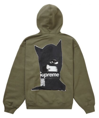 Supreme Catwoman Hooded Sweatshirt Olive Size: XL - Picture 2 of 4