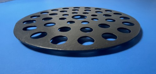Unmarkierter runder GUSSEISEN-UNTERSETZER FÜR NO 7 DUTCH OVEN 6 5/8" Durchmesser - Bild 11 von 12