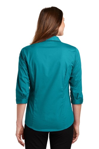 NEU Große Port Authority Damen 3/4-Arm Bluse L6290 - Bild 4 von 5