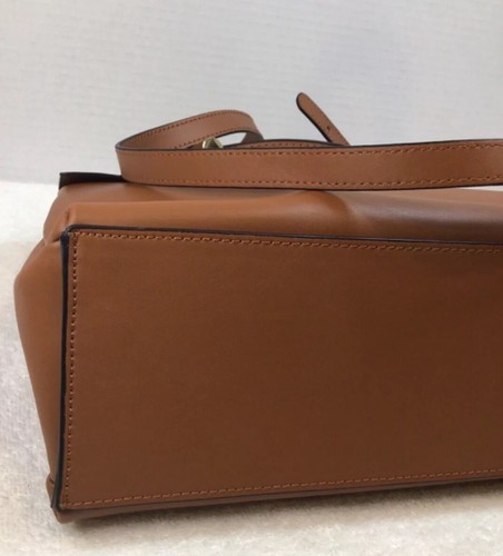 Danielle Nicole - Borsa a mano con manico singolo da appendere 100% pelle marrone NUOVA - Foto 9 di 21