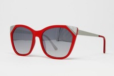 Guess Women's Cat-eye Sunglasses GF0354S Color 66C Shiny Red Size 57mm NWT