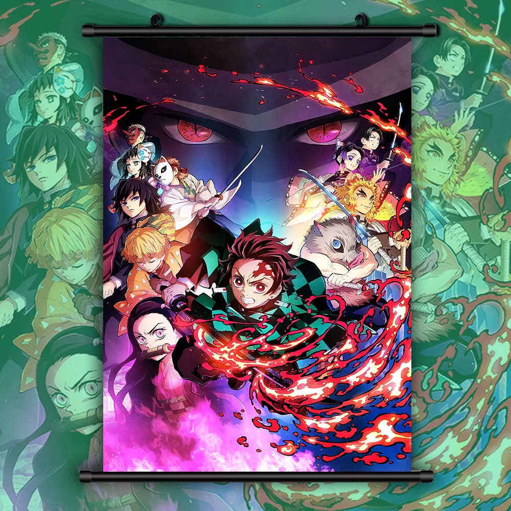 Demon Slayer super clear exquisite 3D decorative painting – Animehouse