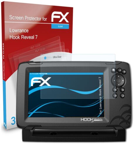 atFoliX 3x screen protector for lowrance hook reveal 7 protective film clear film - Picture 1 of 9