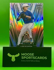 2024 Leaf Metal Baseball Liam Peterson Silver Prismatic Foil /185 XRC