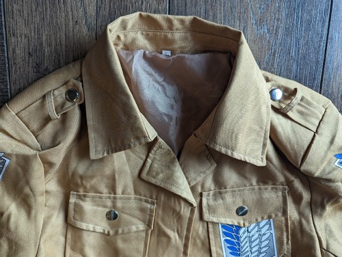 Big Star Kids Gold Open Jacket w/ Printed Patches Size Medium Fully Linex - Picture 6 of 22