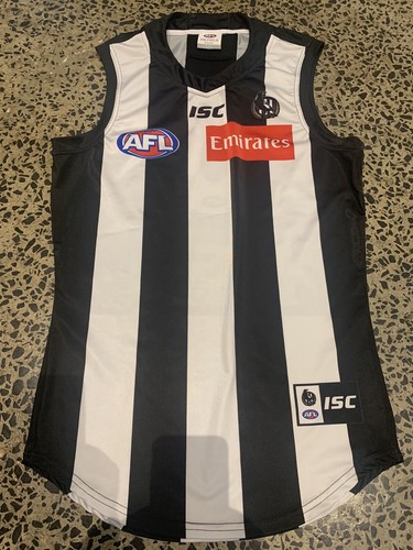 Official AFL ISC COLLINGWOOD MAGPIES PLAYER ISSUE JUMPER GUERNSEY Premiers - Picture 2 of 5