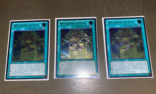 Yugioh! Spellbook of Fate Ultimate Rare 1st Edition x3 (Playset) - NM 🔥 - Picture 6 of 7