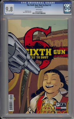 SIXTH GUN: DUST TO DUST #2 - CGC 9.8 - CULLEN BUNN STORY - TYLER CROOK COVER