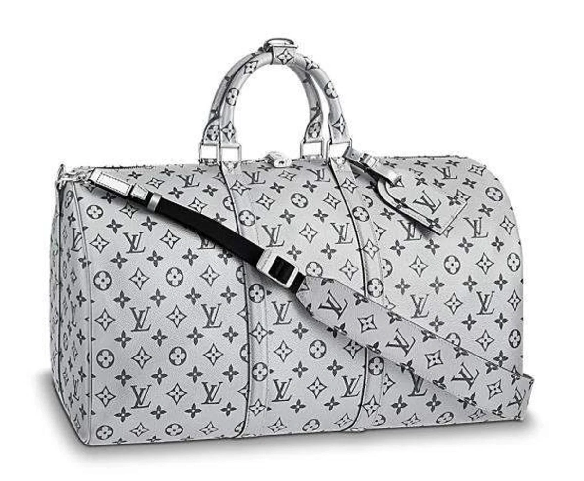 metallic louis vuitton duffle bag