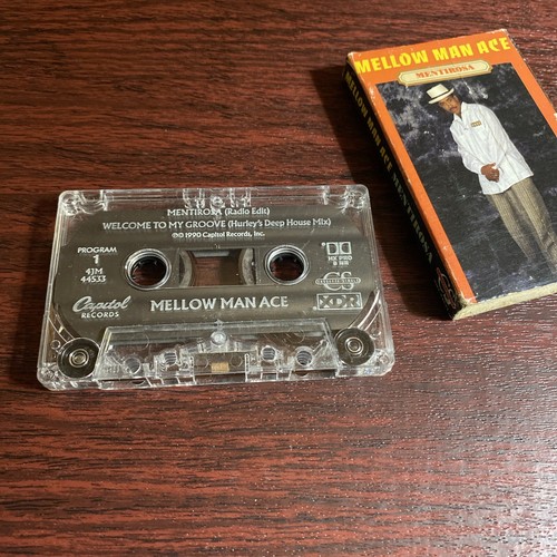 Mellow Man Ace Mentirosa Single Cassette Tape 1990 Rare - Picture 3 of 3