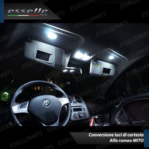 KIT LED INTERNI ABITACOLO ALFA ROMEO MITO RESTYLING+ LUCI TARGA LED CANBUS 6000K - Foto 3 di 7