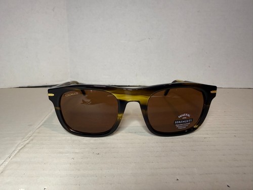 Serengeti Charlton SS576001-S Sunglasses Mens Shiny Tortoise Polarized Drivers - Picture 2 of 5