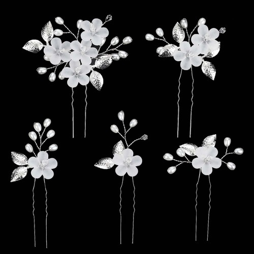 Bridal Hair Accessories, Wedding Hair Accessories For Women-Flower Hair Clip - Picture 11 of 17