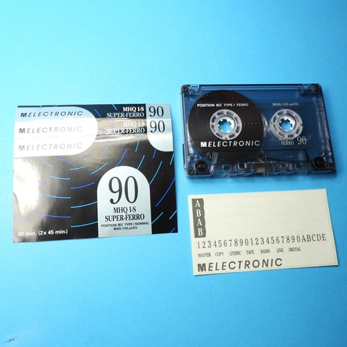 🦩 1x M ELECTRONIC MHQ I-S 90 * IEC I Type 1 * Cassette Kassette кассета * 1994 - Picture 3 of 4