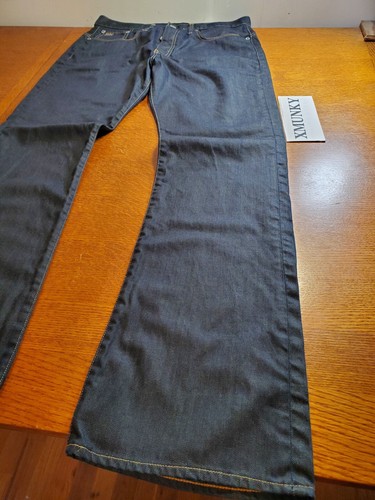 G-Star Raw Jeans 3301 Stivaletto Taglio Uomo 34x34 Denim Scuro Bello! - Foto 3 di 24