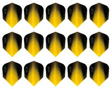 5 New Sets Harrows Sonic Standard Dart Flights   Ships w/ Tracking - Yellow