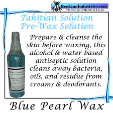 Blue Pearl Wax Tahitian Solution Pre Wax Solution 250 ml 8oz 