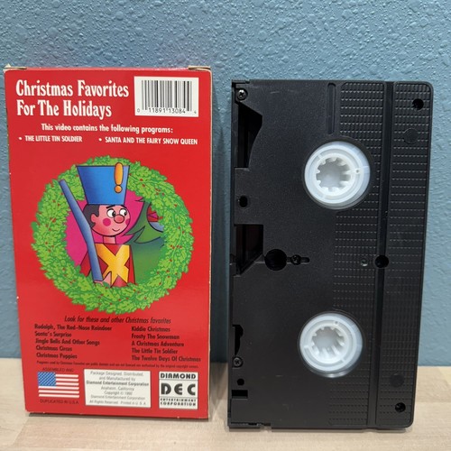 Kids Holiday Movie Lot Vintage VHS Cartoons Frosty Little people Charlie Brown - Picture 9 of 14