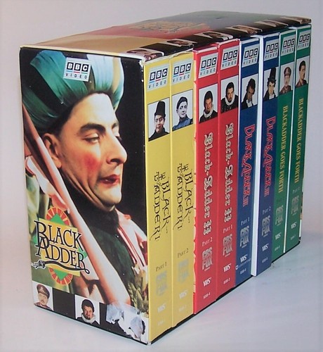 Vintage 1989 Black Adder The Complete Black Adder BBC VHS Box Set - - Imagen 3 de 9