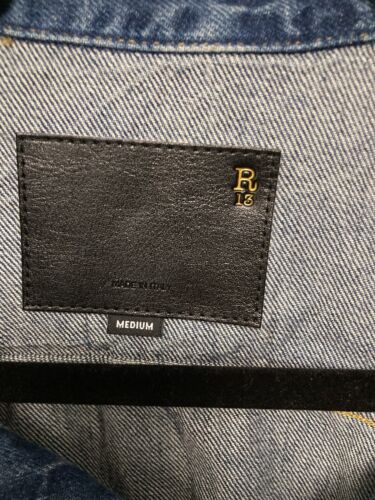 R13 Mia Trucker Jacket - Kelly. Size Medium. BNWT - Picture 7 of 11