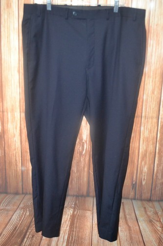 Hart Schaffner Marx Men Wool Navy Blue 2 Front Button Suit Sz 43R Wst 40x31 - Picture 10 of 12