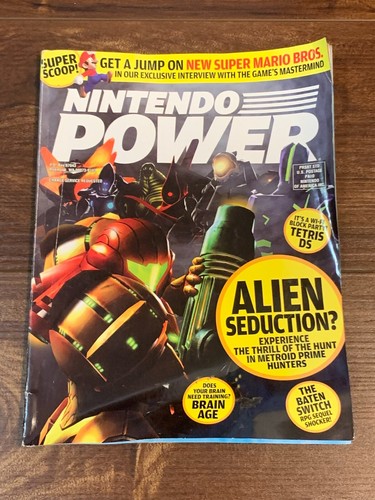 Nintendo Power Magazine Volume 202 April 2006 Metroid Prime Hunters - Picture 1 of 3