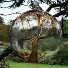 Hanging Glass Ball 6" Diameter Caramel Tree Witch Ball (1) 619HB2