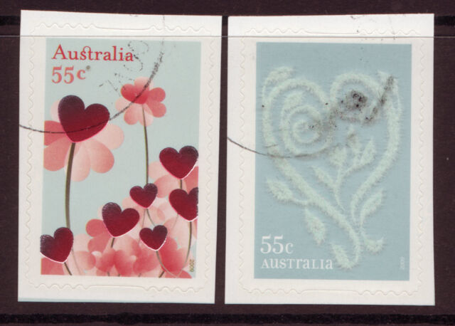AUSTRALIA 2009 WITH LOVE SELF ADHESIVE WITH EMBELLISHMENTS FINE USED AUSTRALIA 2009 WITH LOVE SELF ADHESIVE WITH EMBELLISHMENTS FINE USED