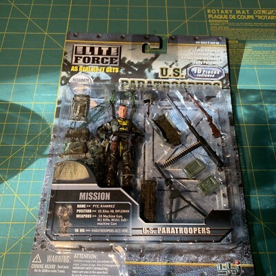 ELITE FORCE WWII フィギュアセット 1:18 Blue Box Toys New Elite Force US Army 82nd AB Rifleman