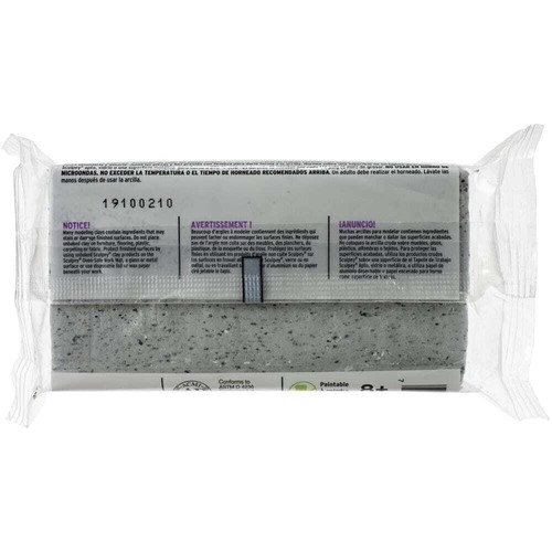 Sculpey "Original" Oven-Bake Polymer Clay - Granite Grey - 454g / 1lb - Picture 2 of 3