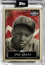 Josh Gibson 2024 TOPPS Now MLB Rickwood Negro League Collection Card RW-2
