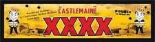 XXXX BEER CASTLEMAINE PERKINS RUBBER BACKED BAR MAT RUNNER