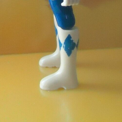 Mighty Auto Morphin Power Rangers Blue Billy 1993 Bandai Flip Head 5.5" Figure - Picture 7 of 10