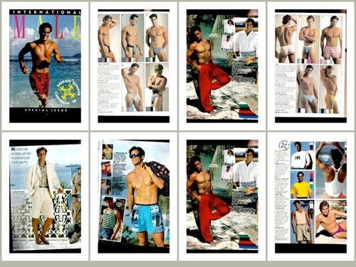 INTERNATIONAL MALE SUM 1990 CARIBBEAN SWIMSUIT SPEEDOS SUMMER ISSUE! BUZZINI KLE - Bild 1 von 2