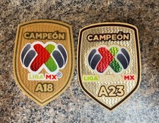CLUB AMERICA CHAMPION A18 AND A23 Oficial CLUB AMERICA CAMPE N 13 Y 14 PARCHE