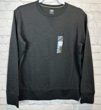 Athletic Works Boys black Fleece Lined Crewneck Sweatshirt Sz 2X, NWT school
