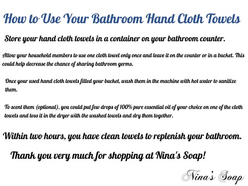 Extrovert Gift Set of 10 Flour Sack Hand Towels 12 in x 12 in Personalized Card - Picture 7 of 12