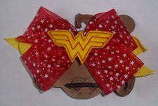 Wonder Woman Hand-Made Woman's Hair Bows with Clip -new
