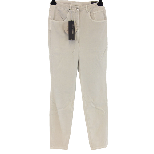 Jeans Hose Beige MARC AUREL Damen Jeanshose Straight 5 Pocket 42 XL Np 119 Neu