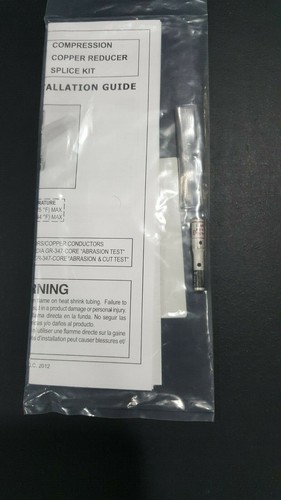 BURNDY INLINE KIT HYREDUCER YSR8CFX14CLTCKITC (10090642) #8- #10-14 Lot of 2 - Picture 2 of 2