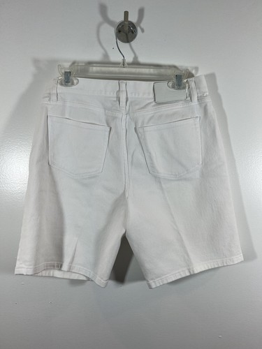 Ralph Lauren Jeans Womens White Denim Bermuda Jean Shorts SZ 10P - Picture 6 of 6